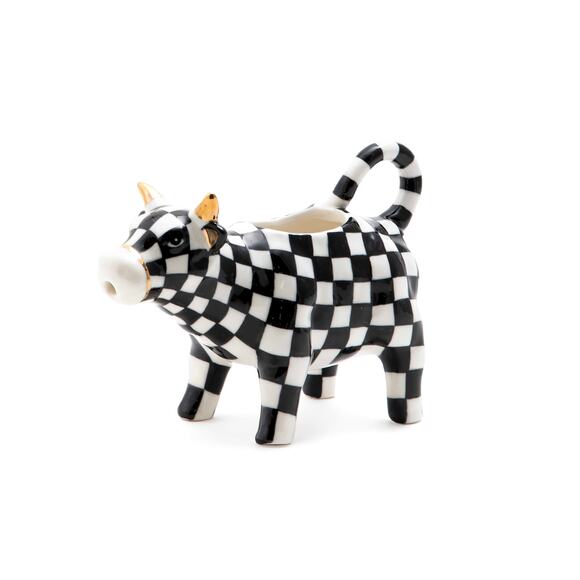 Brand New Mackenzie-Childs Cow Creamery Creamer - Picture 1 of 5